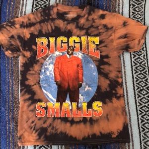 Biggie Smalls Mens Tie Dye Tee Shirt